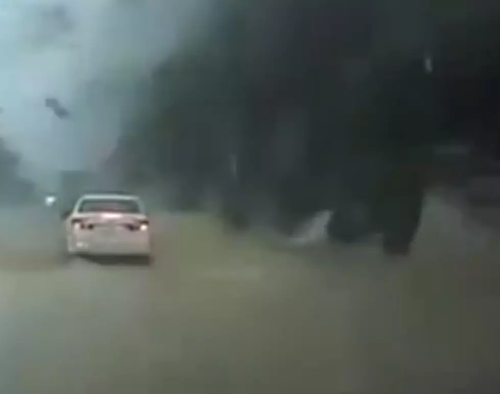 A Driver Escapes Being Crushed By Falling Boulder During A Landslide [VIDEO]