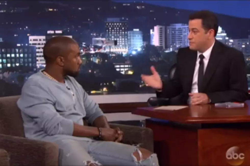 Kanye West Appears On Jimmy Kimmel Live, Squashes Twitter Beef In Pure Awkward Fashion [VIDEO]