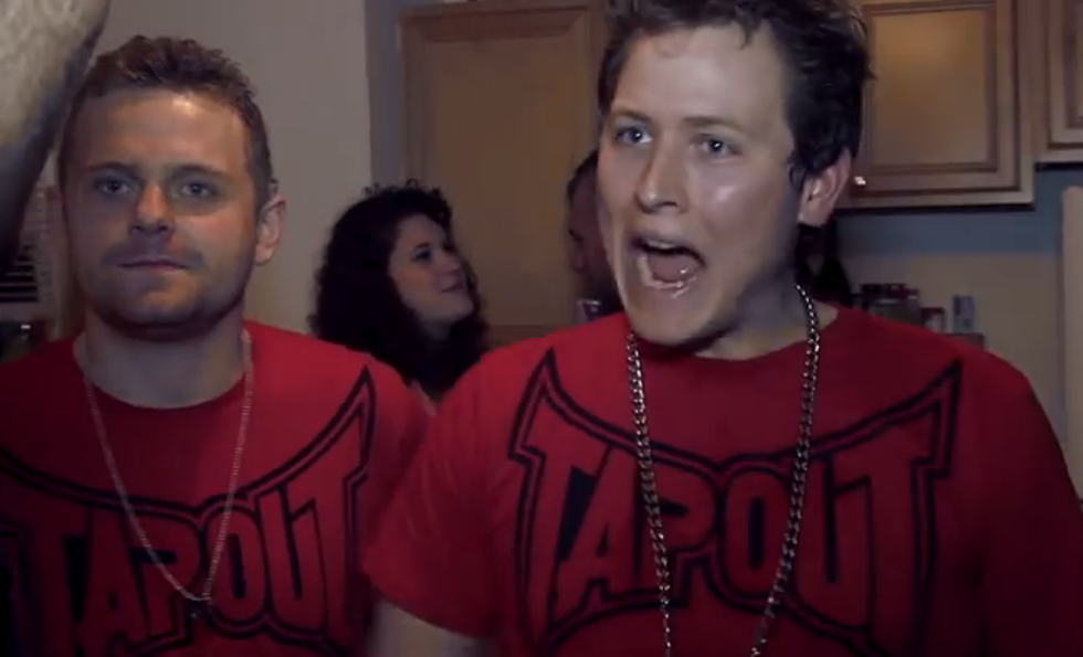 What Happens When One Man Stands Up To Two Dudes Wearing TapouT Shirts At A Party [VIDEO]