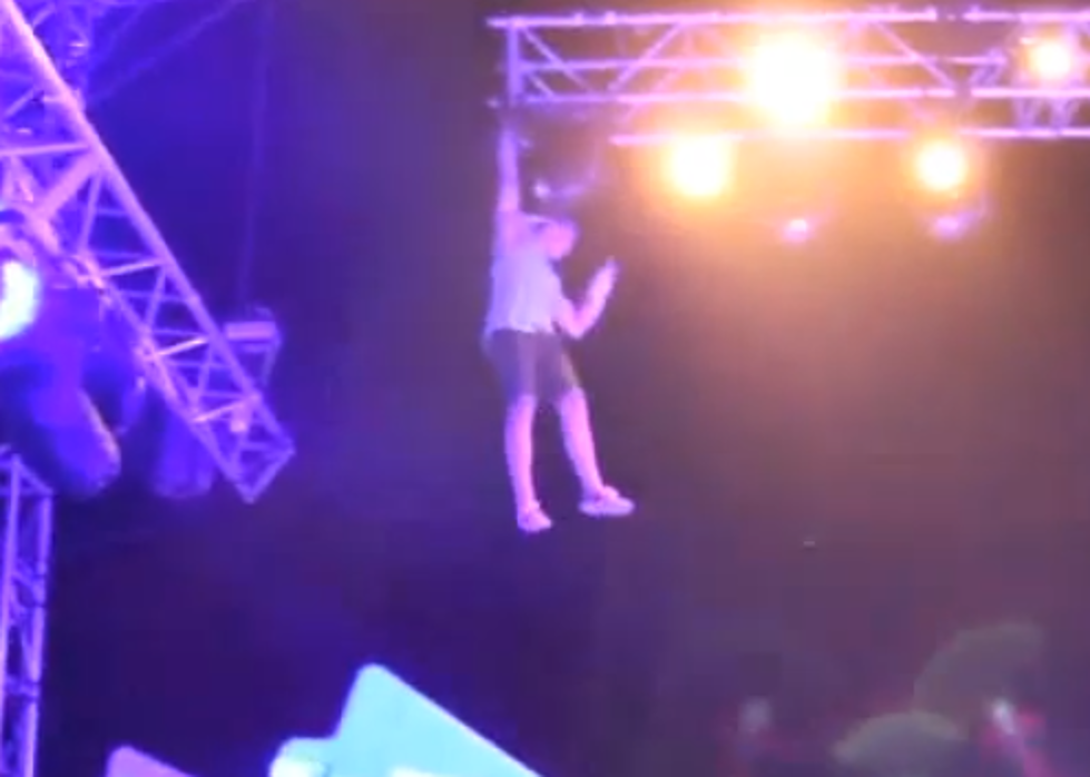 Guy Takes A Hard Fall From Rafters At A$AP Rocky NYE Concert In Australia [VIDEO]