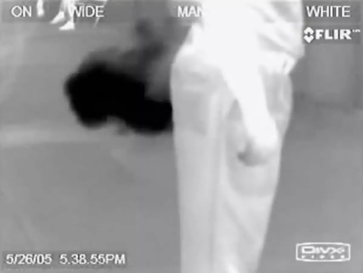Man Farting On Airport Infrared Security Cam, Real Or Fake?