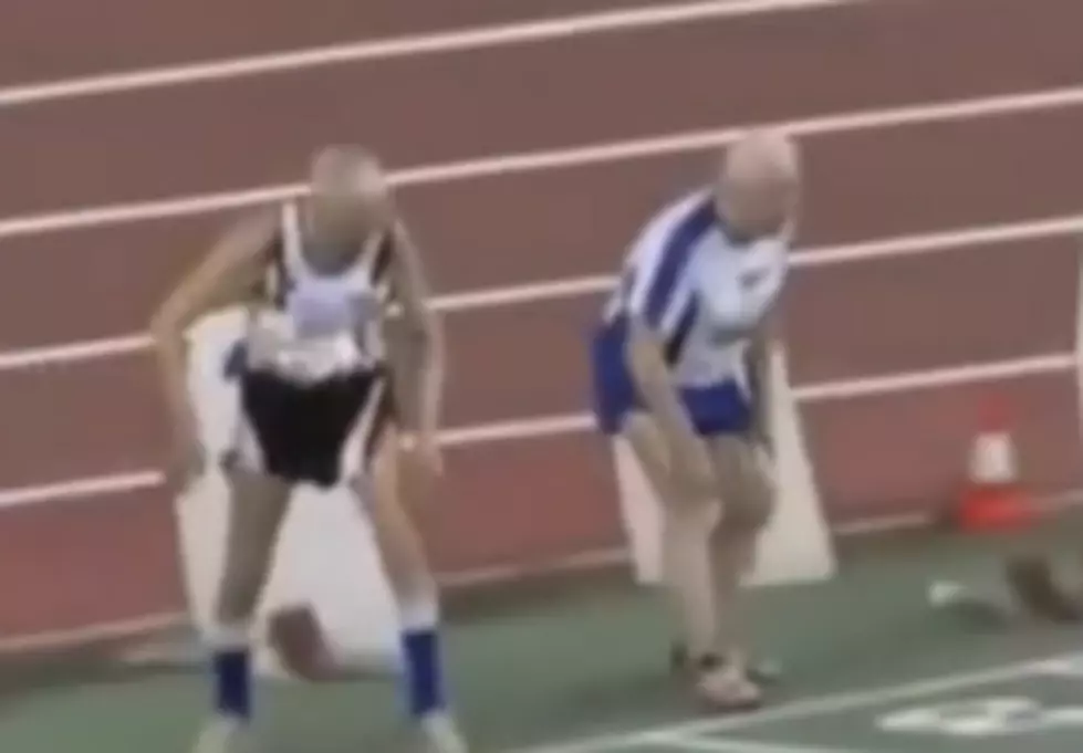 90-Year-Old Men Compete In 60-Meter Dash [VIDEO]