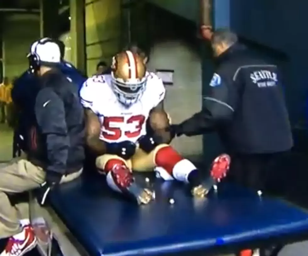 Seattle Seahawks Fans Toss Popcorn On NaVorro Bowman While Being Carted Off The Field [VIDEO]