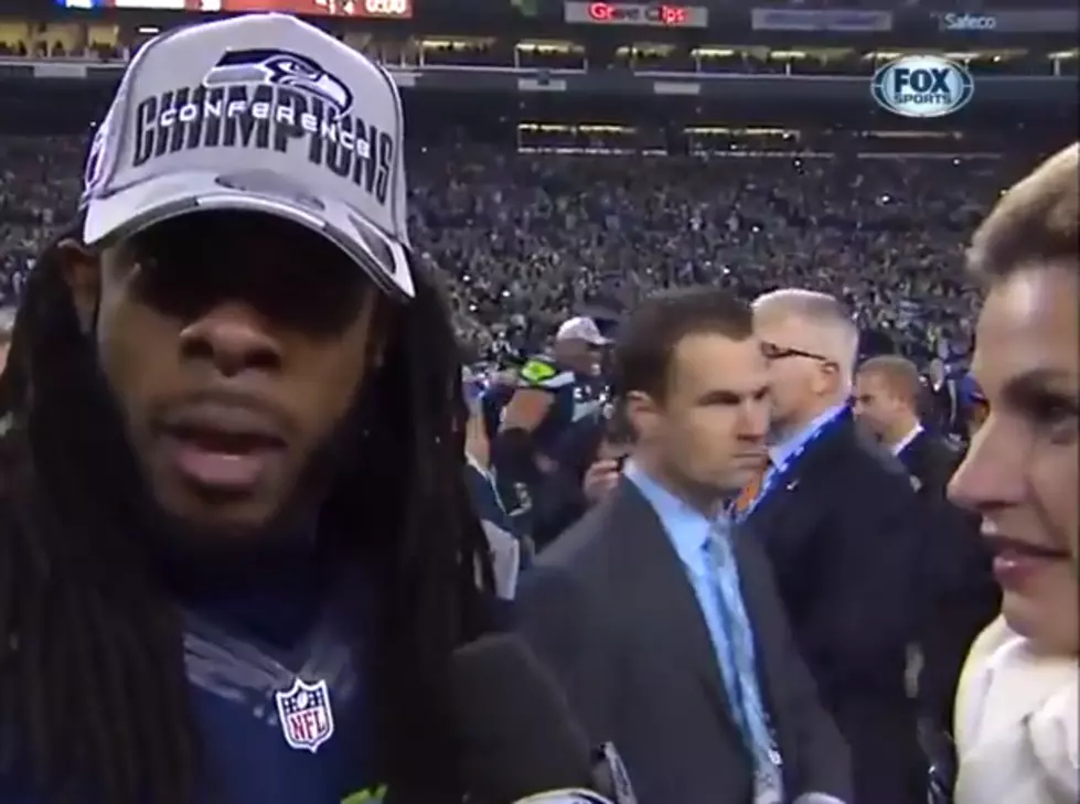 Seattle Seahawk Player Richard Sherman Goes Off During Post-Game Interview [VIDEO]