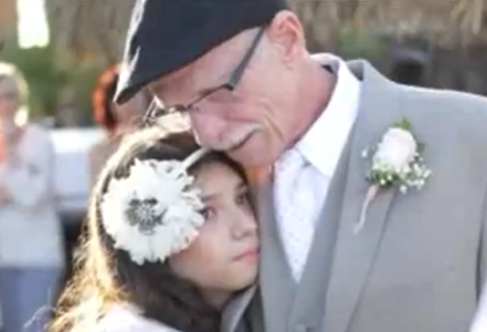 Dying Dad Walks 11-Year-Old Daughter Down The Aisle During Surprise Wedding [VIDEO]
