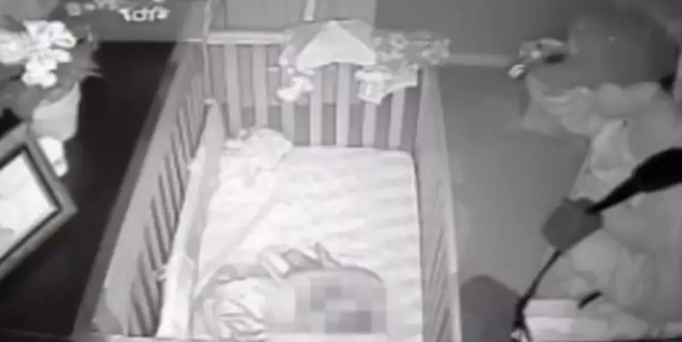 Burglar Caught On Video Looking Over Sleeping Baby&#8217;s Crib [VIDEO]