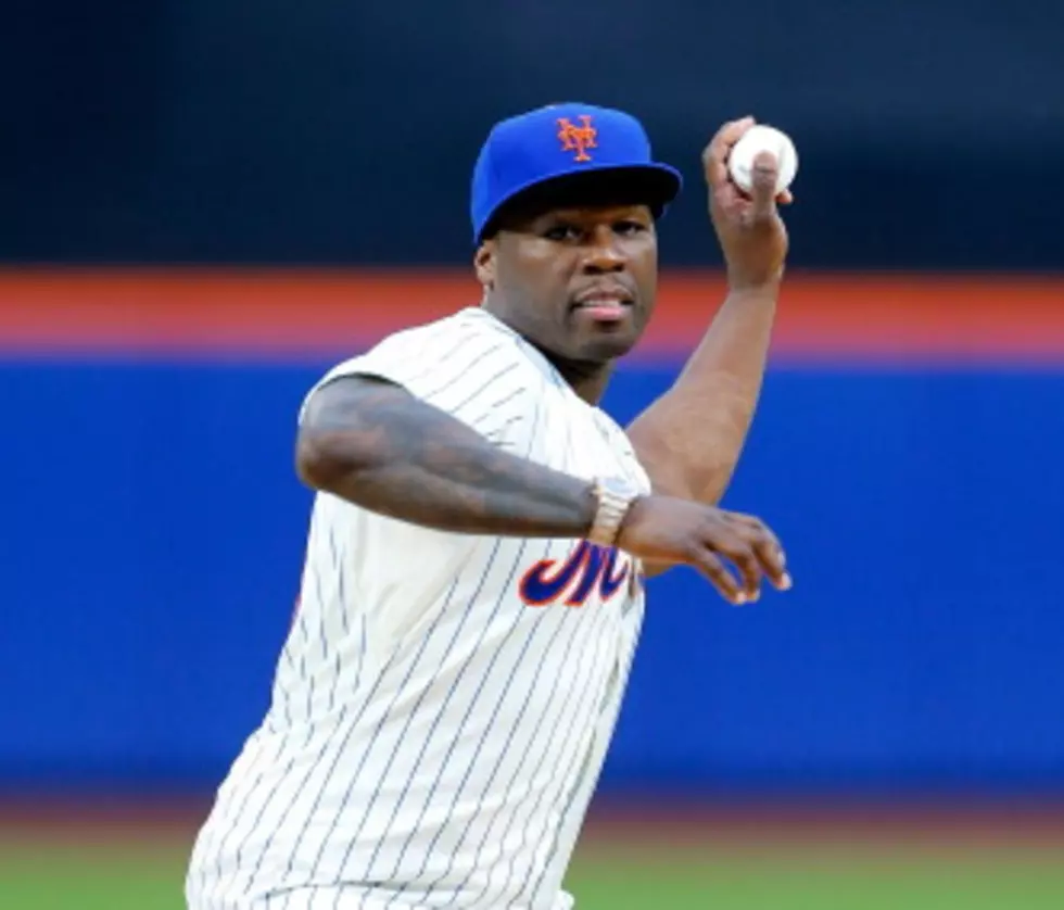 50 Cent Throws Out Terrible First Pitch At New York Mets Game [VIDEO]