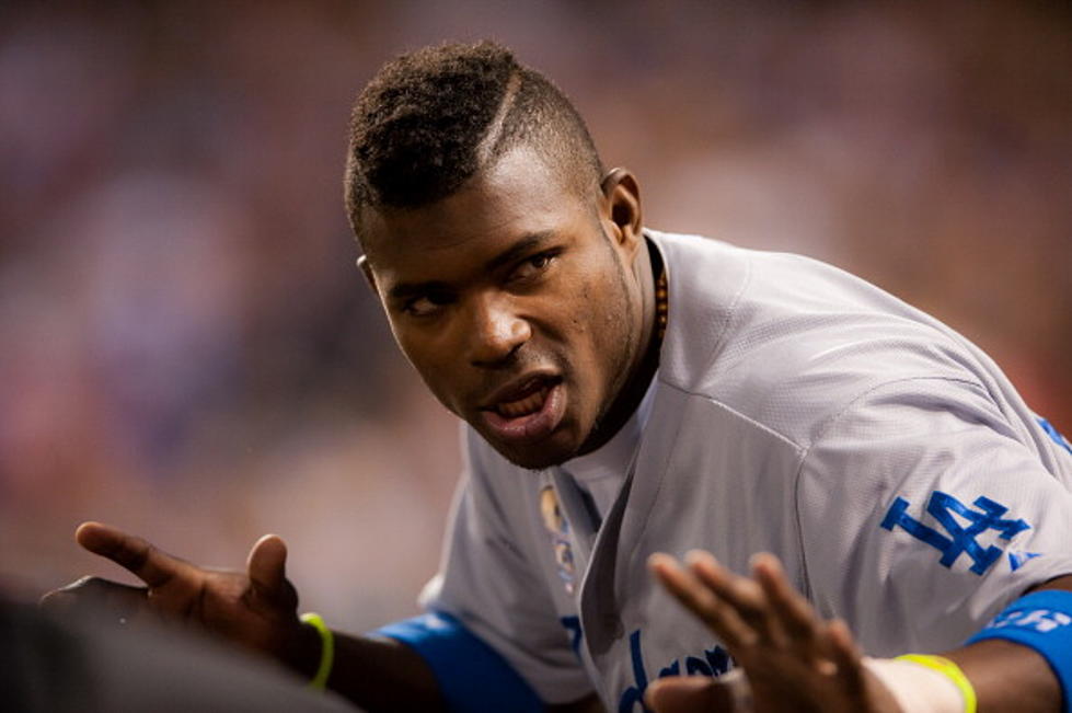 Yasiel Puig Freaks Out When Lighting Stirkes Nearby [VIDEO]