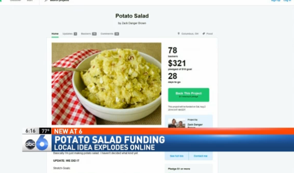 Guy Raises Thousands Of Dollars On Kickstarter To Make Potato Salad