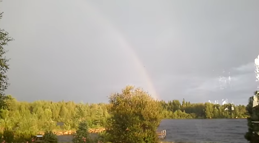 While Filming A Rainbow This Lady Never Expected To Catch This On Camera [VIDEO]
