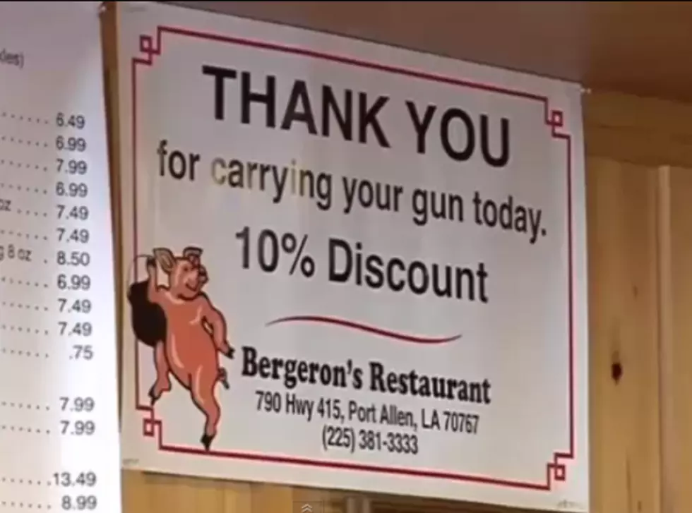 Louisiana Restaurant Gives Discount To Those Carrying Guns [VIDEO]
