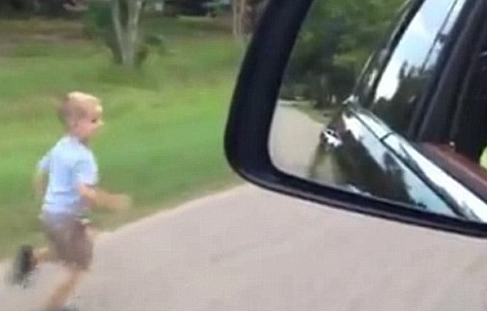 Texas Father Forces Son To Run Alongside Moving Car As Punishment For Unbuckling His Car Seat [VIDEO]