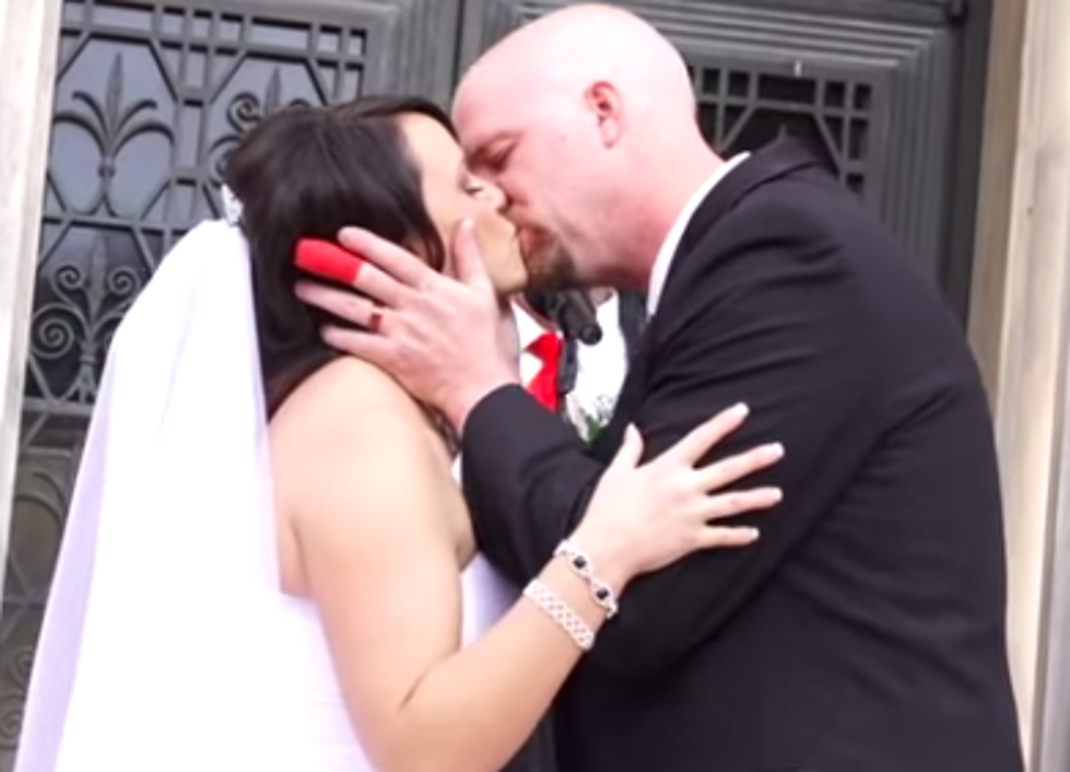 Little Kid Grossed Out By Kiss At Wedding [VIDEO]