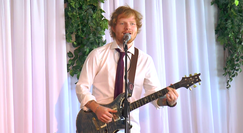 Ed Sheeran Crashed A Wedding And Sang For The First Dance [VIDEO]