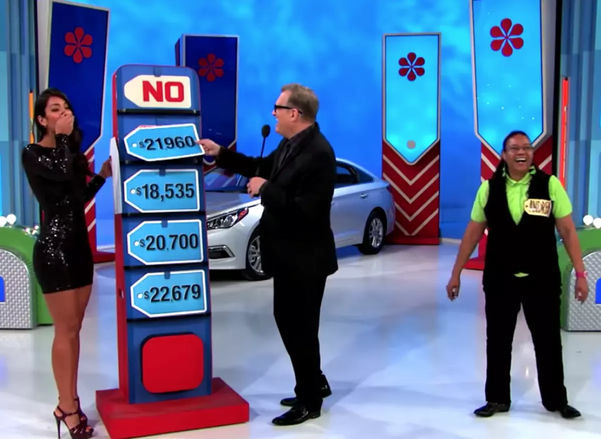 A Price Is Right contestant is the proud owner of a new car