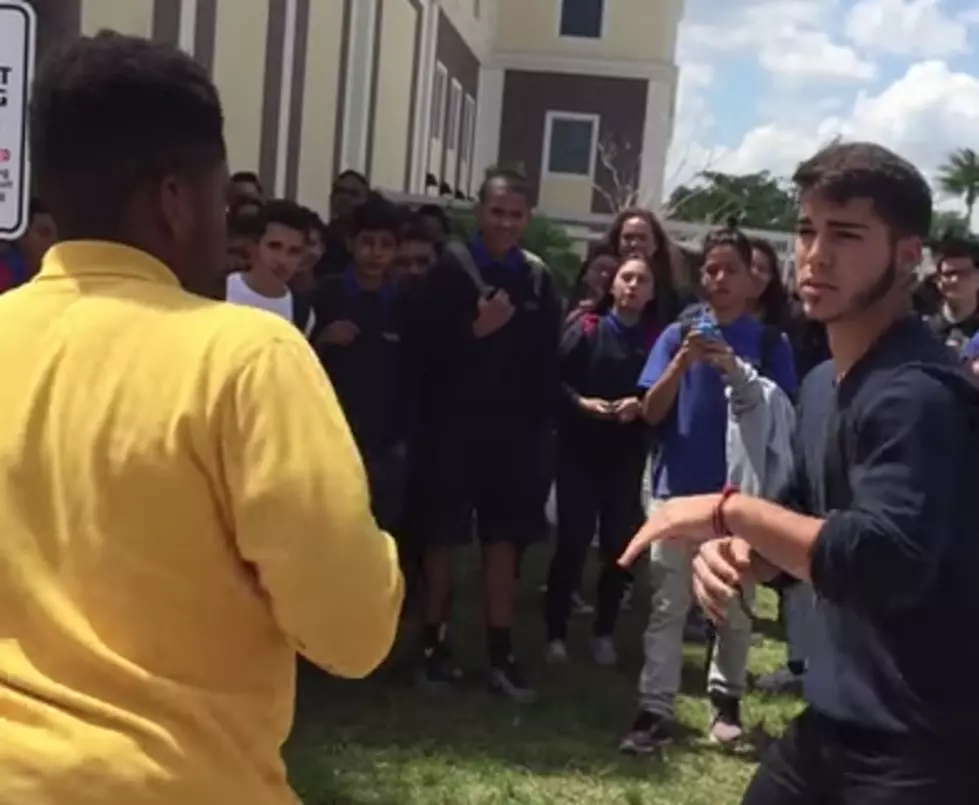 Fight At High School Has A Surprise Ending [VIDEO]