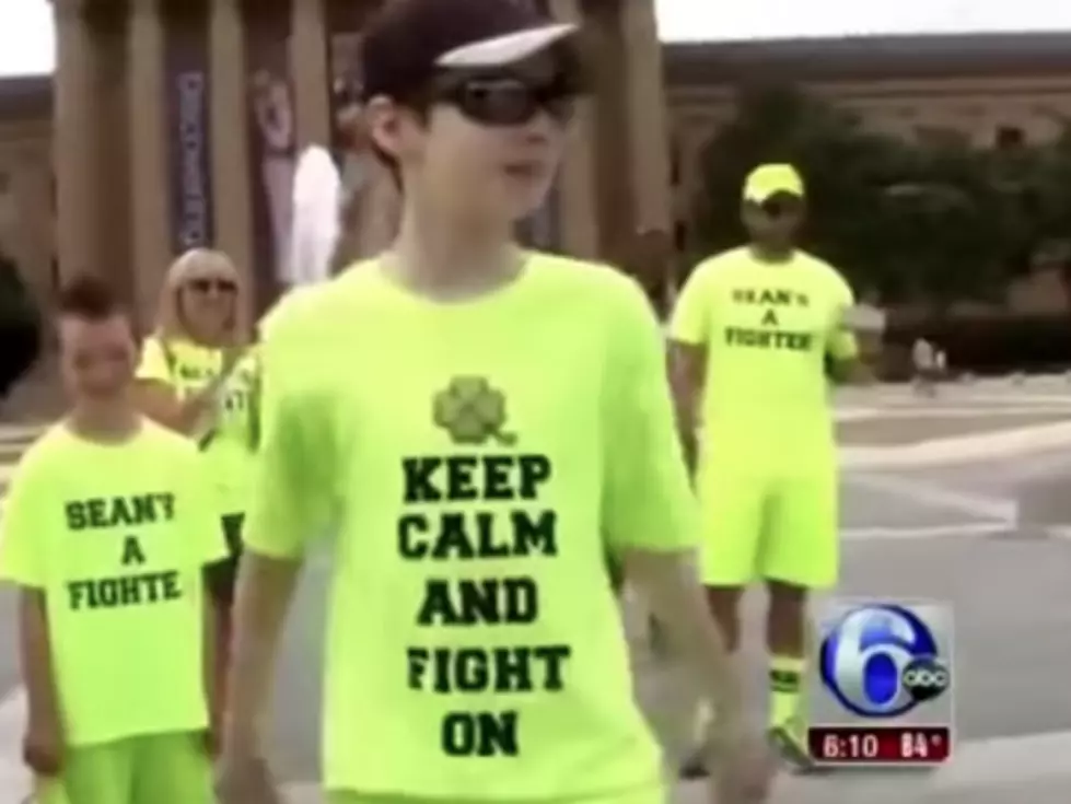 Teen Celebrates Defeating Cancer By Running The ‘Rocky Steps’ [VIDEO]