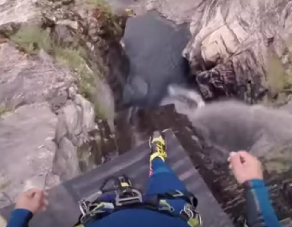 Guy Sets World Record By Jumping Off A 193-Foot Waterfall [VIDEO]