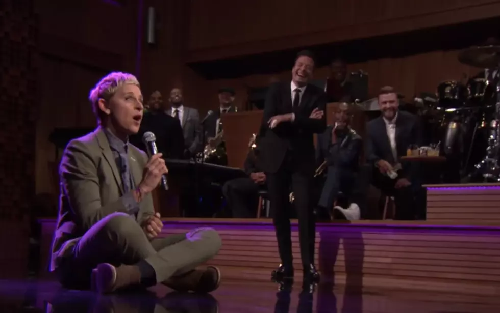 Ellen DeGeneres Challenges Jimmy Fallon To Dramatic Lip Sync Battle [VIDEO]