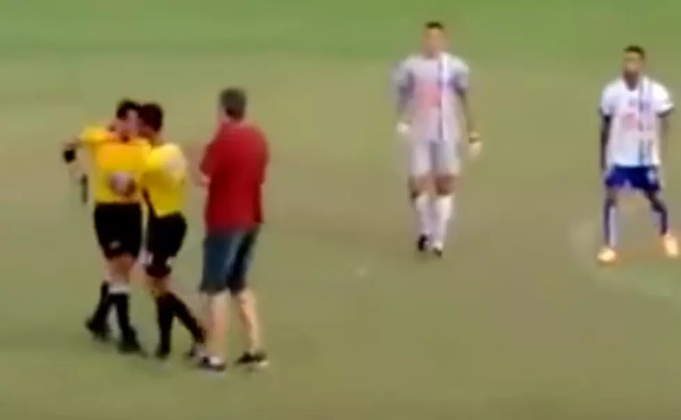 Referee Pulls A Gun Out During Soccer A Match In Brazil [VIDEO]