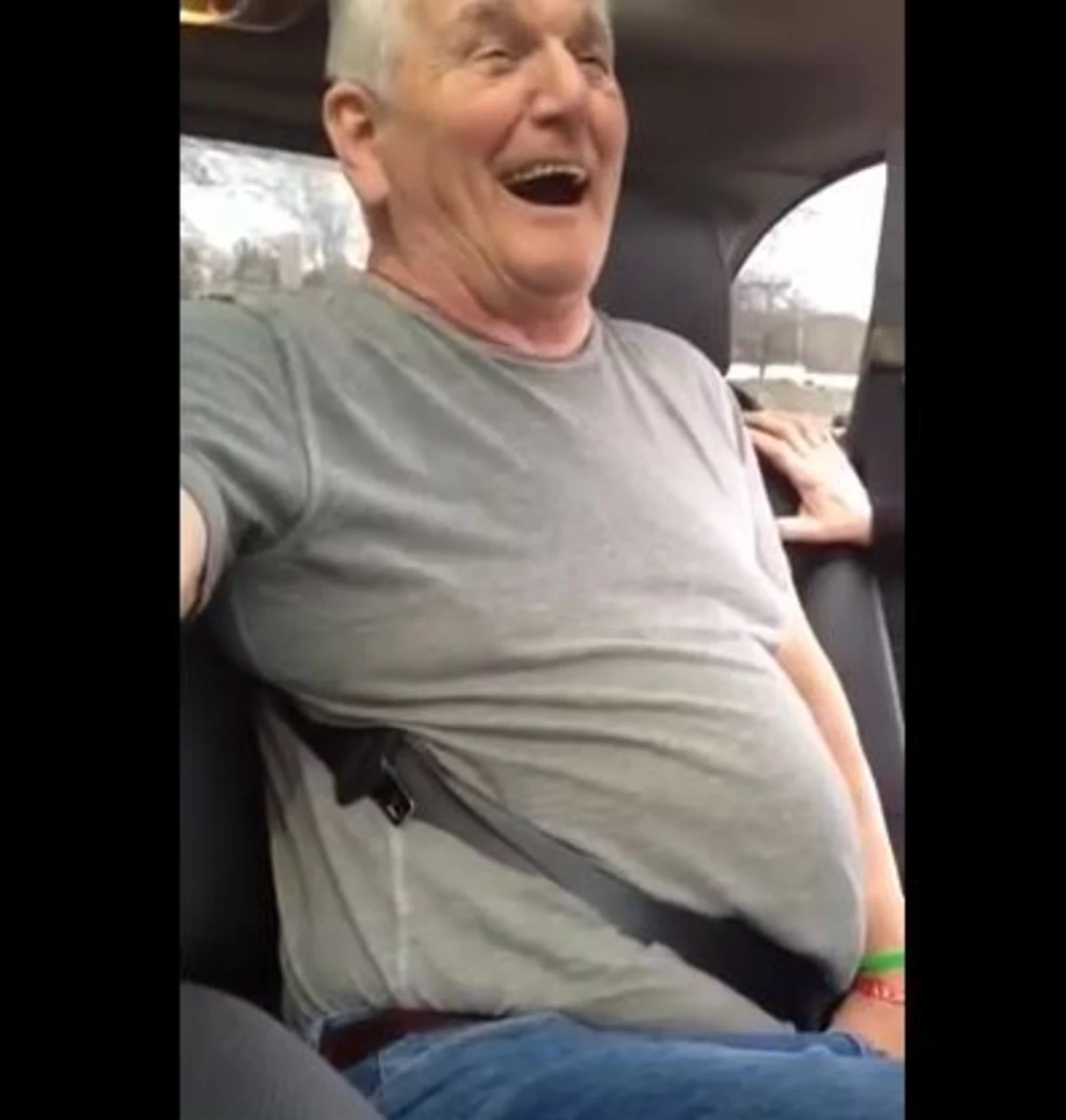 70 Year Old Man Stuck In A Seat Belt