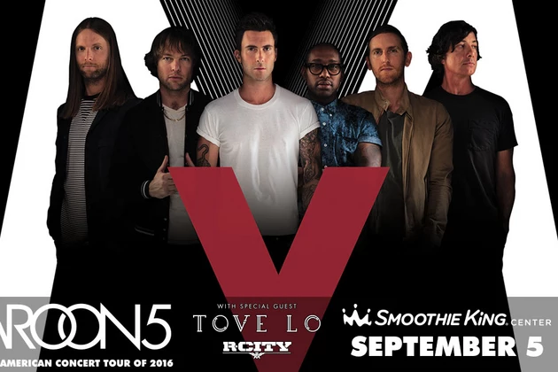 Maroon 5 Performing Live In Concert September 5, 2016 At New Orleans Smoothie King Center