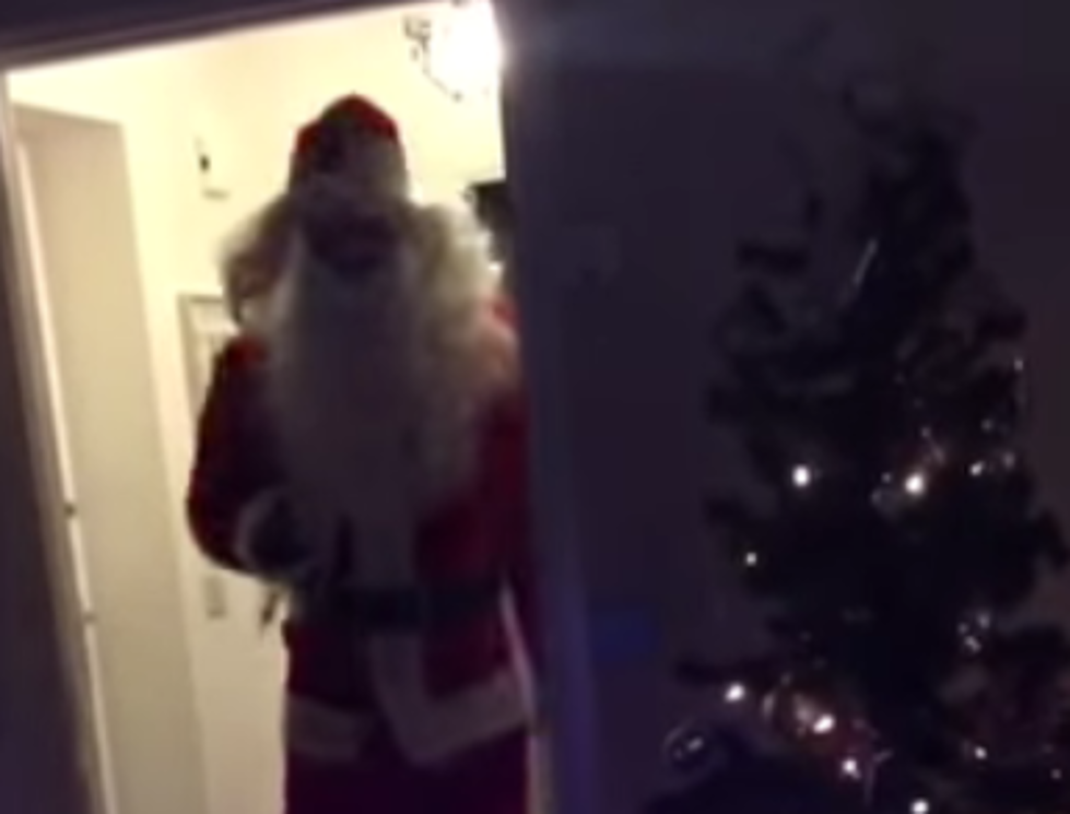 Santa Claus Runs Into Christmas Tree While On Hoverboard [VIDEO]