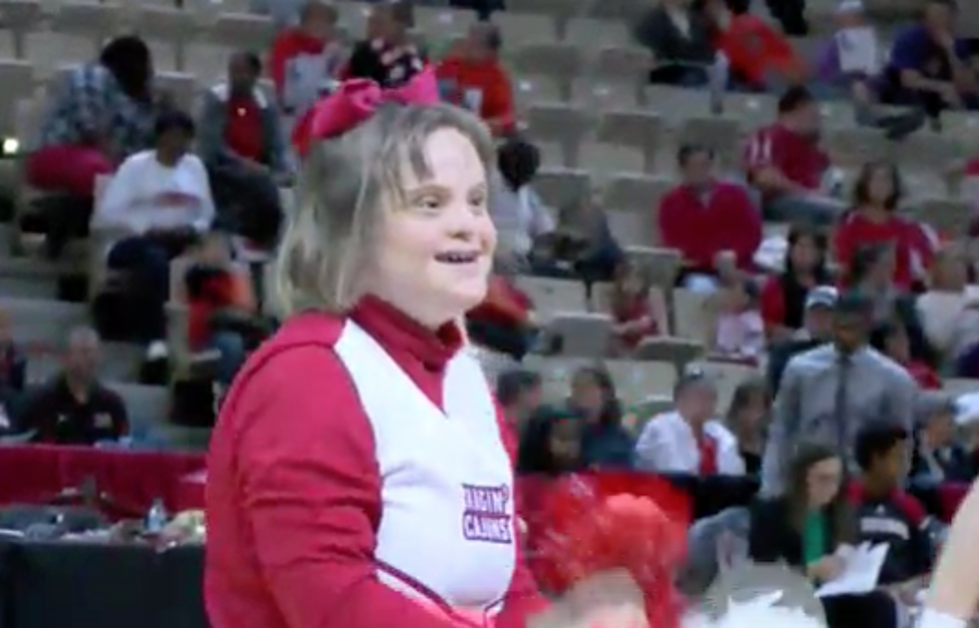 UL Cheerleading Squad Welcomes Special Needs Student [VIDEO]