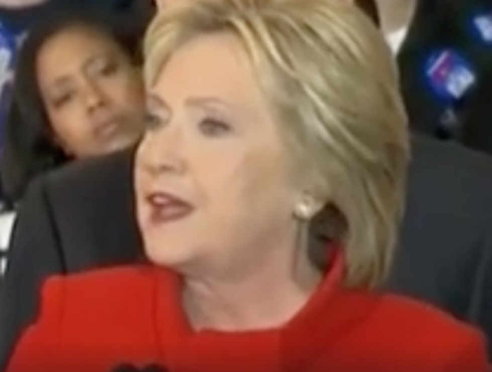 &#8216;Sticker Boy&#8217; Steals Show During Hillary Clinton Speech [VIDEO]