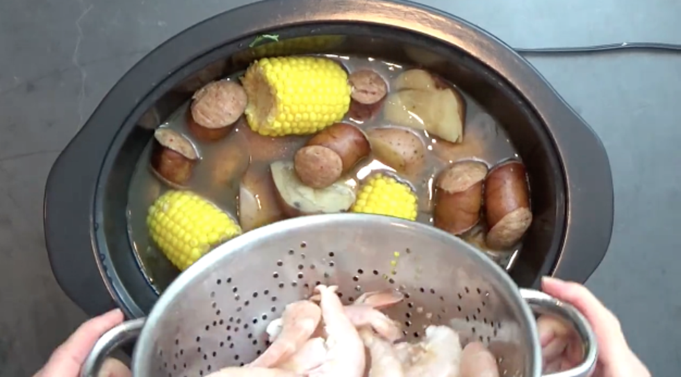 Shrimp Boil In A Crock Pot [VIDEO]