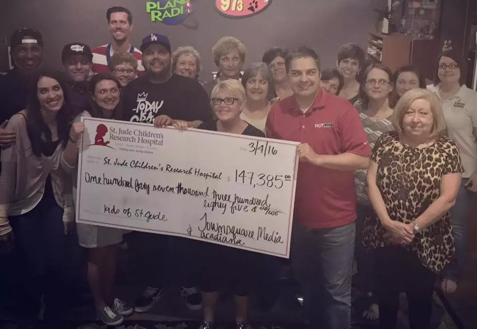 Townsquare Media Lafayette Raises $147,385 For The Kids At St. Jude Children&#8217;s Research Hospital