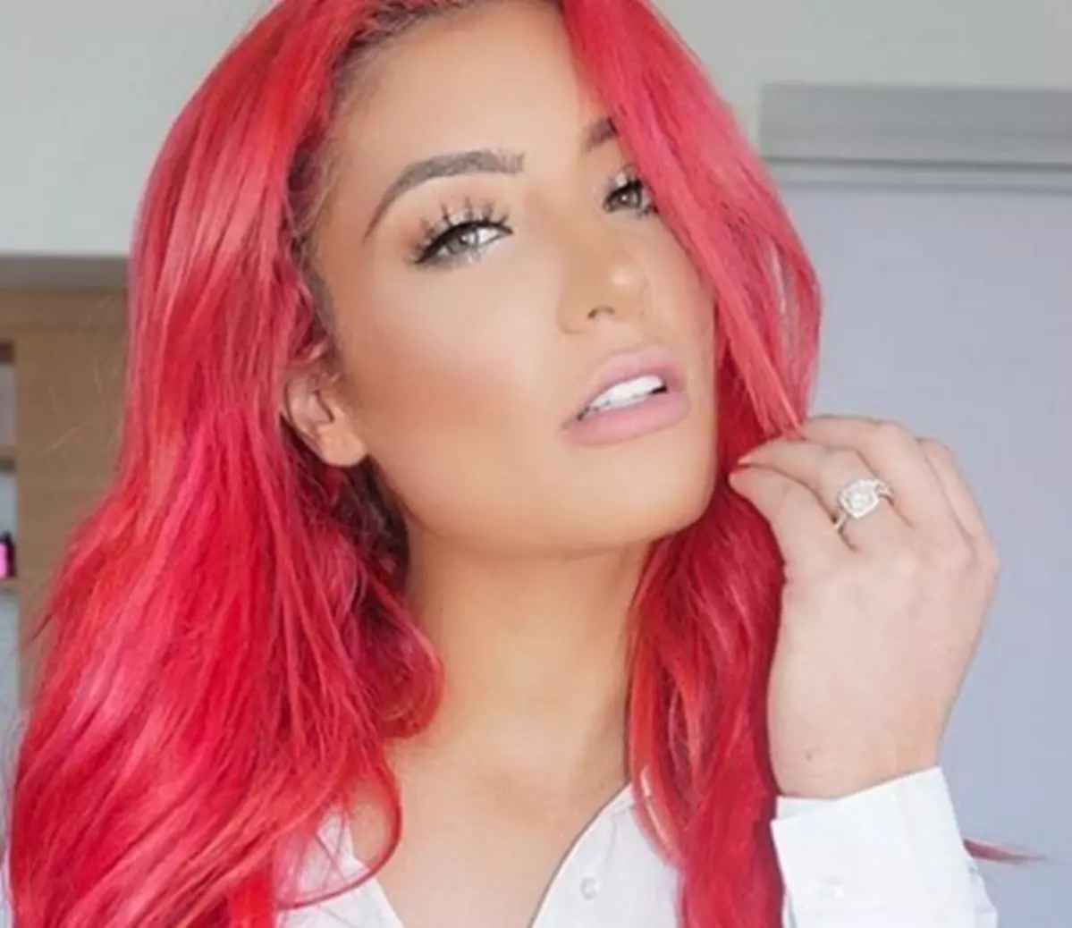 WWE diva Eva Marie recently posted a photo of herself on Instagram and some...