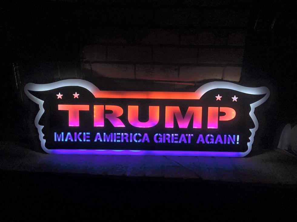 Elaborate Lighted Donald Trump Sign Stolen From Yard In New Orleans [VIDEO]