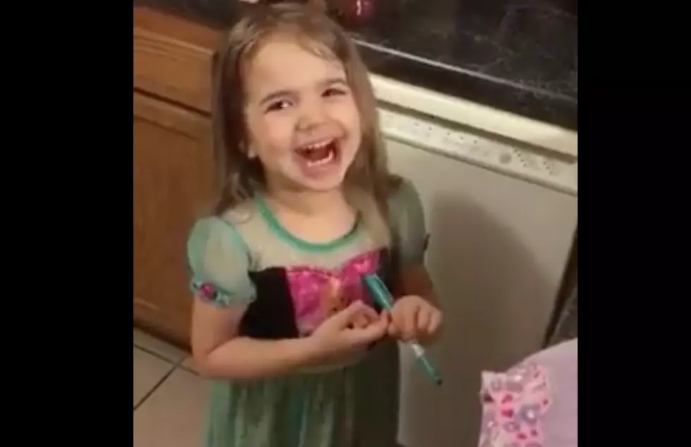 Adorable Little Girl Swears She DID NOT Write Her Name On The Cat [VIDEO]