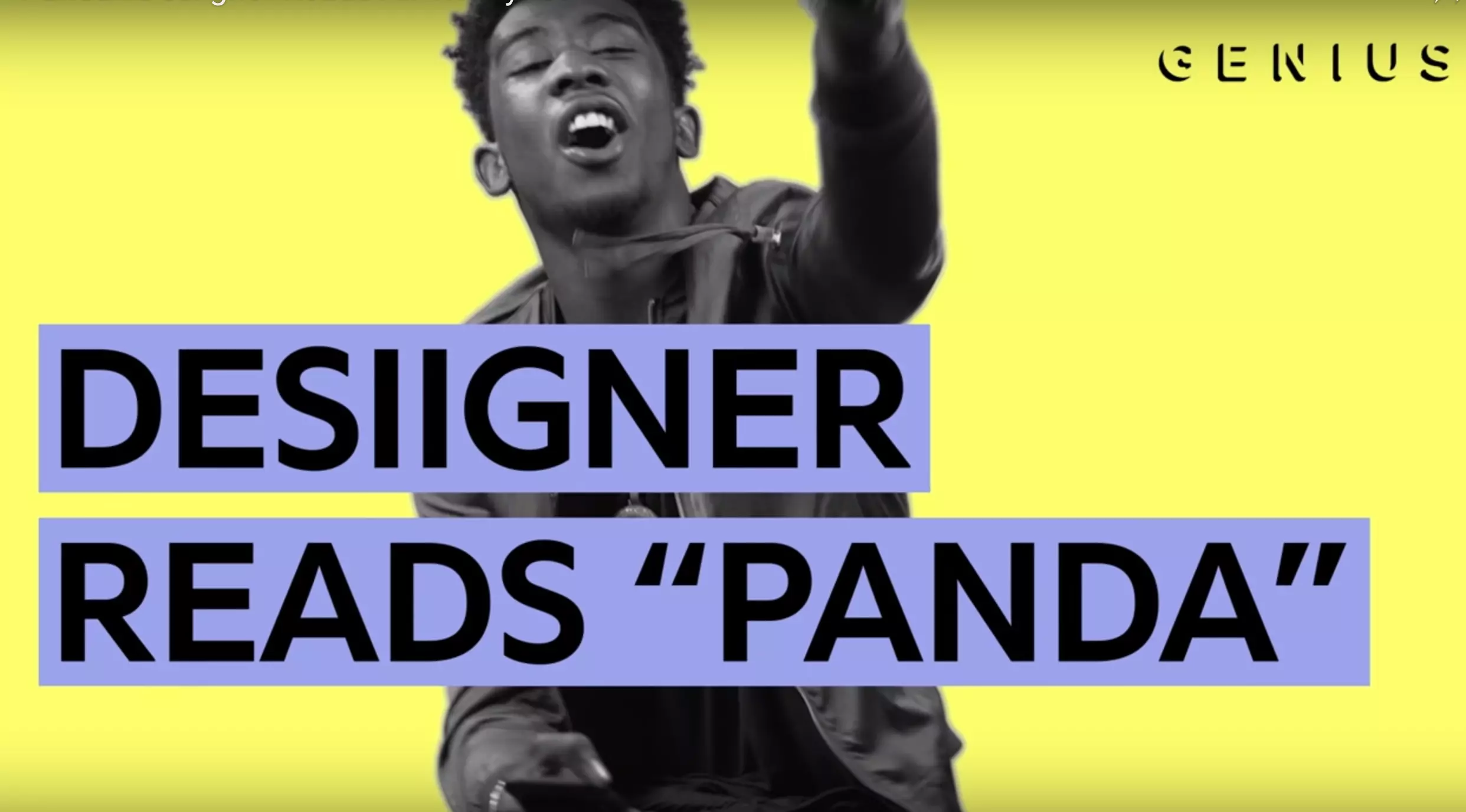Desiigner (Slowly And Clearly) Reads The Lyrics To 'Panda'