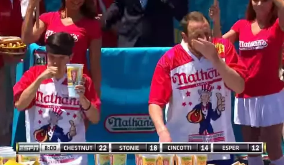 Joey Chestnut Takes Back Hot Dog Eating Title, Sets Record [VIDEO]