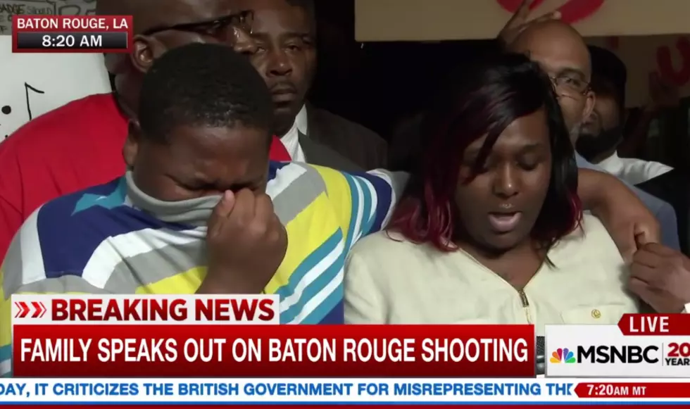 Son Of Alton Sterling Breaks Down In Tears As Family Speaks Out [VIDEO]