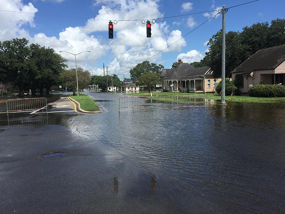 North Parkerson Ave. Remains Flooded In Crowley [VIDEO]