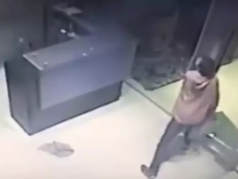 Glass Ceiling Nearly Crushes Man To Death [VIDEO]