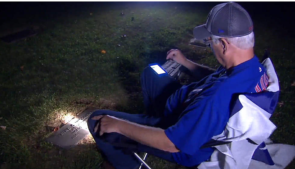Guy Drives 600 Miles To Watch Cubs Game With Father At His Grave [VIDEO]