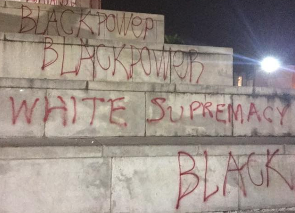 Protestors Deface New Orleans Monument [NSFW-PHOTOS]