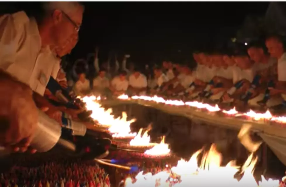 72,585 Candles Were Lit On A Birthday Cake [VIDEO]