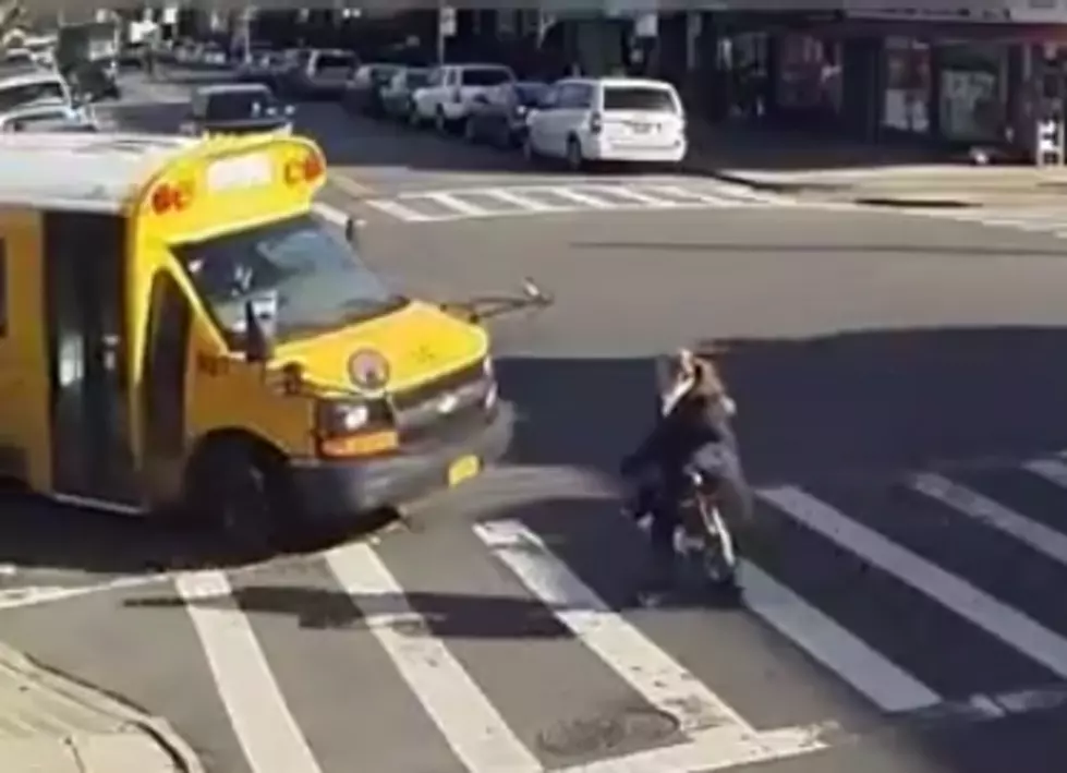 School Bus Hits Woman Crossing Street [GRAPHIC-VIDEO]
