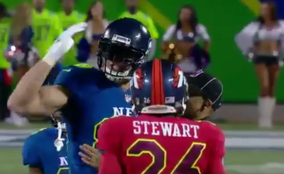 Jimmy Graham Got Really Heated After Being Tackled During The Pro Bowl [VIDEO]