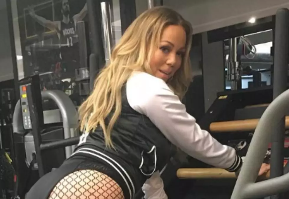 Mariah Carey Wears Heels and Fishnet Stockings To Gym [VIDEO]