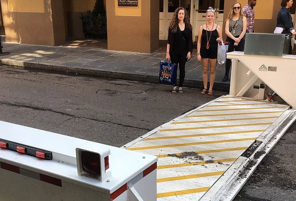 Portable Security Barriers Pop Up In French Quarter, Bourbon Street [PHOTO]
