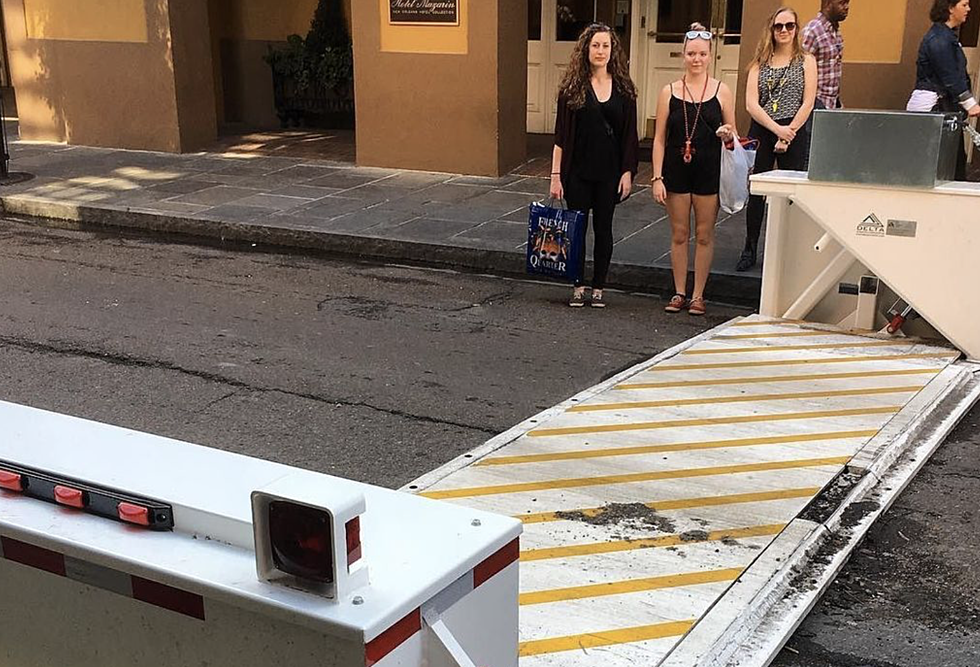 Barriers In The French Quarter