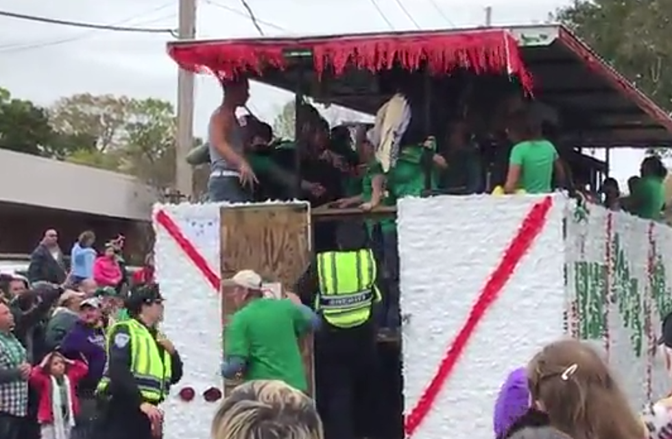 Man Involved In Fight Yanked From Float In Metairie St. Patricks Day Parade [VIDEO]