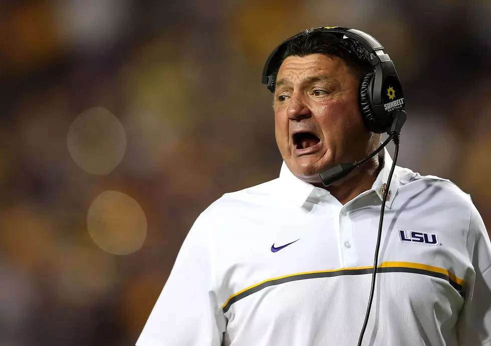 LSU Coach Ed Orgeron Says He Drinks Numerous Energy Drinks [VIDEO]