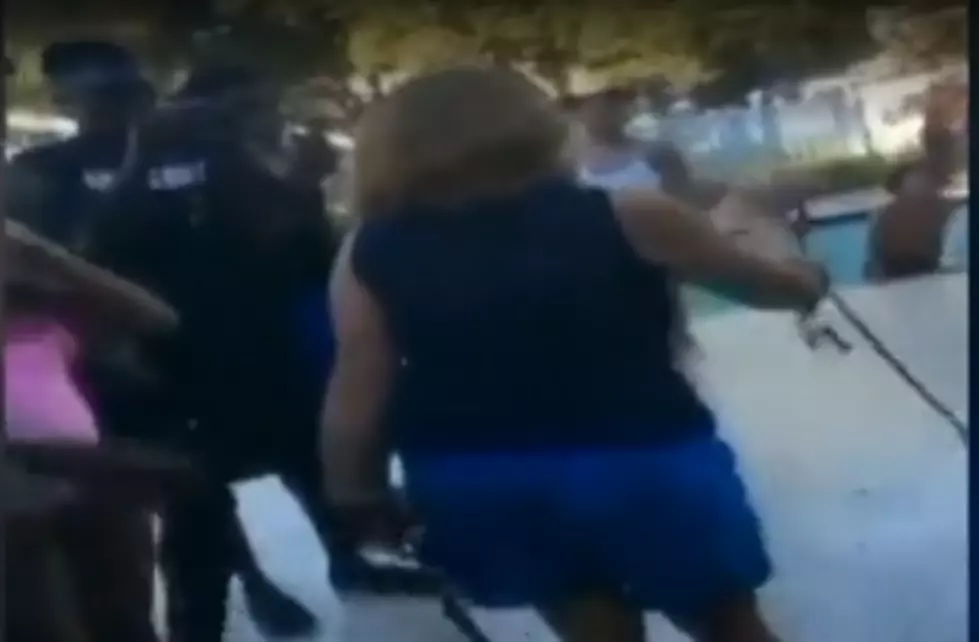 Teens Throw Elderly Woman In Pool [VIDEO]